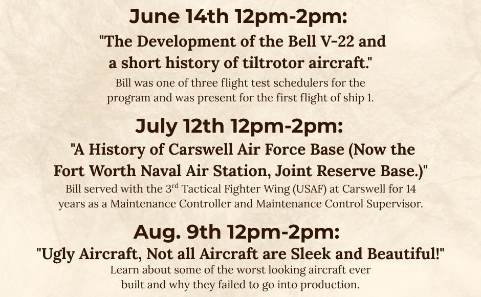 Summer Presentations by Bill Wait