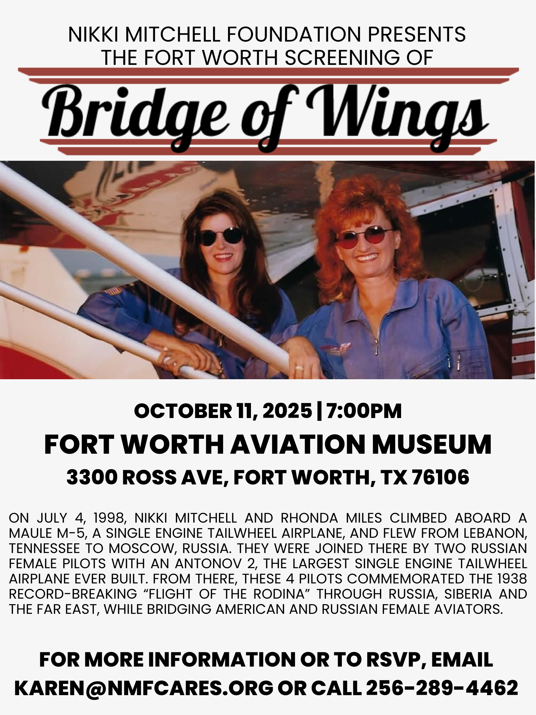 Screening of “Brigade of Wings”