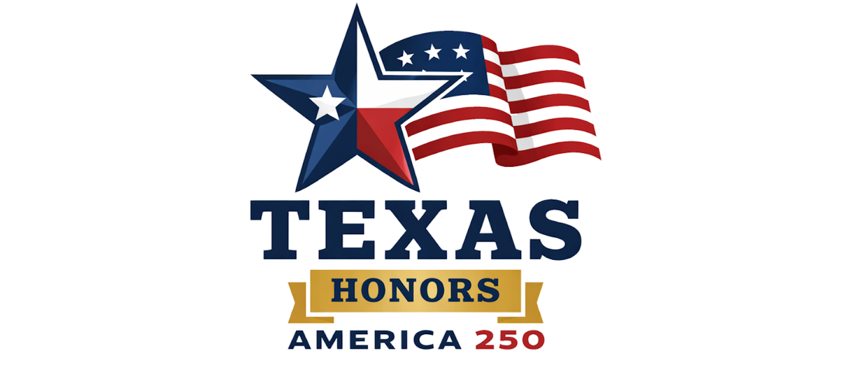 TEXAS HONORS AMERICA 250 logo